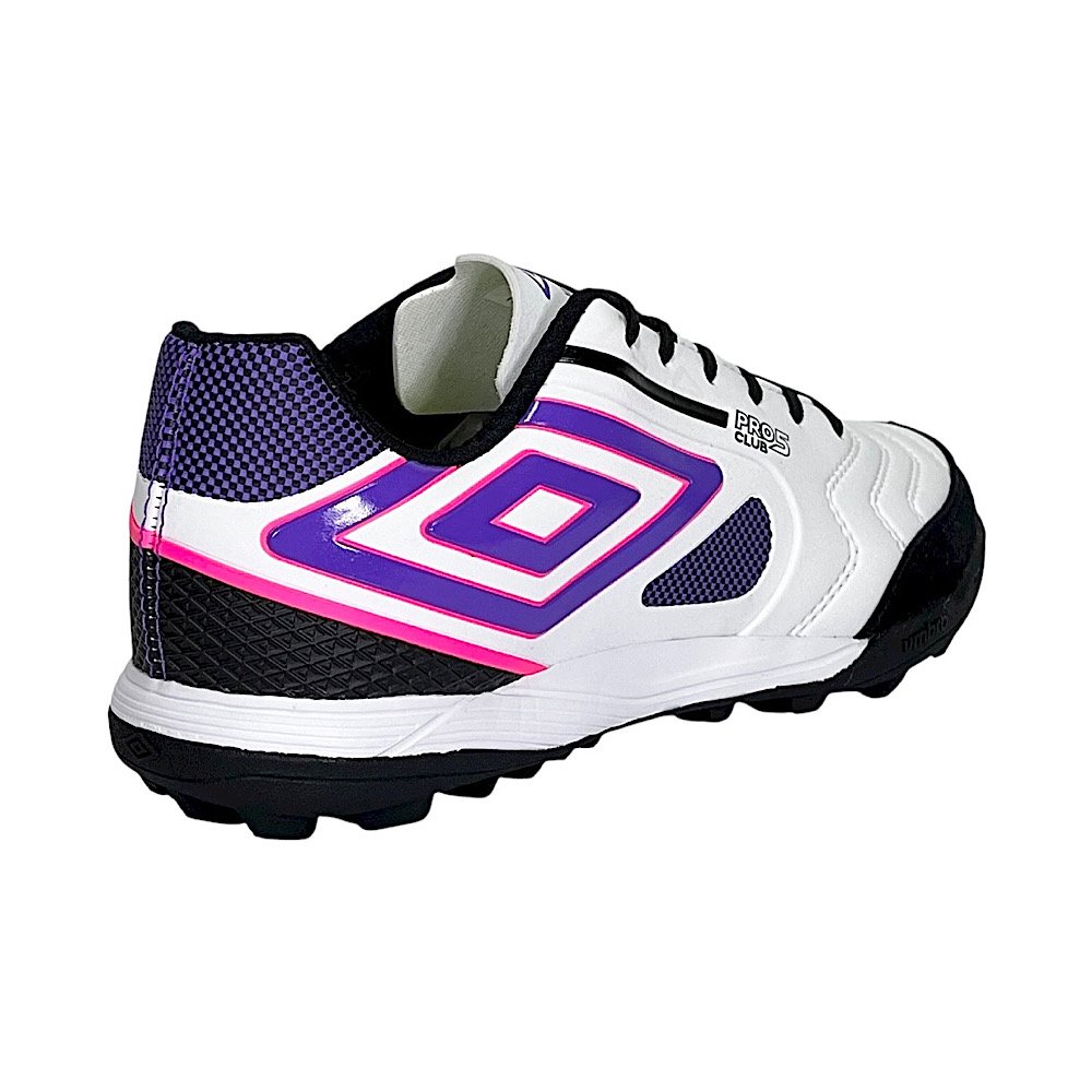 Chuteira Umbro Society Pro 5 Bump Club Bco/Pto/Purpura Branco/Preto/Púrpura 5
