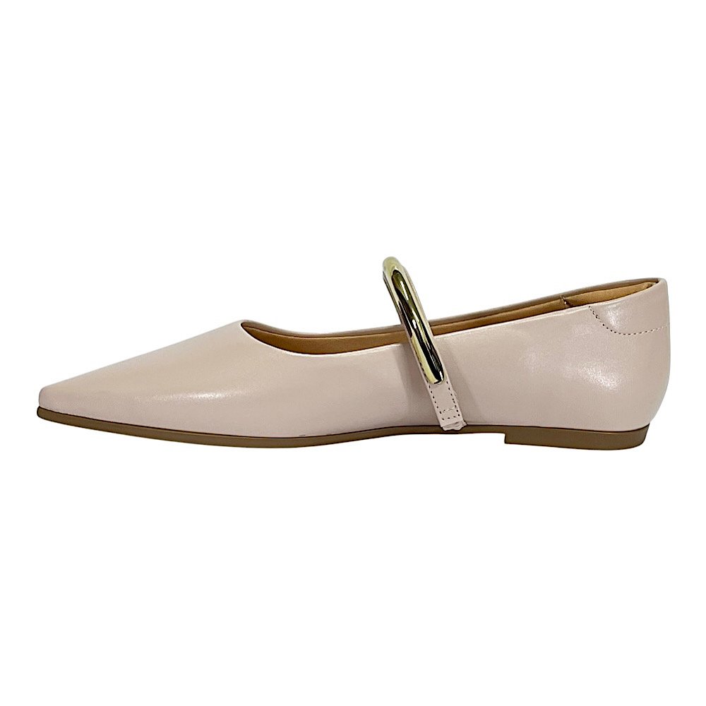 Sapatilha Santinelli Feminina Bico Fino 1600-034 Creme Creme 3