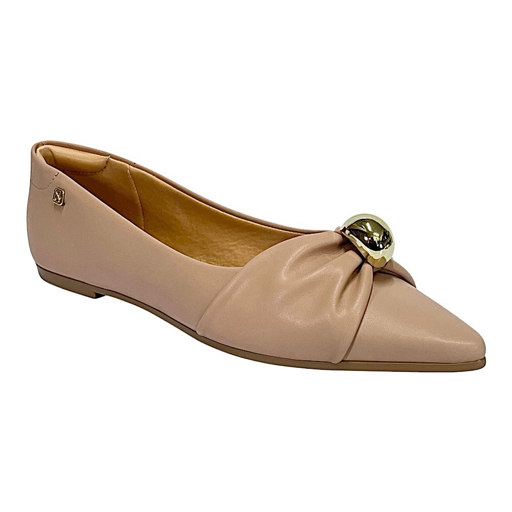 Sapatilha Santinelli Feminina Bico Fino 1600-041 Antique