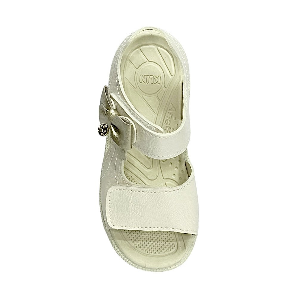 Sandália Klin Tic Tac Casual 171261 Off White/Dourado Branco 4