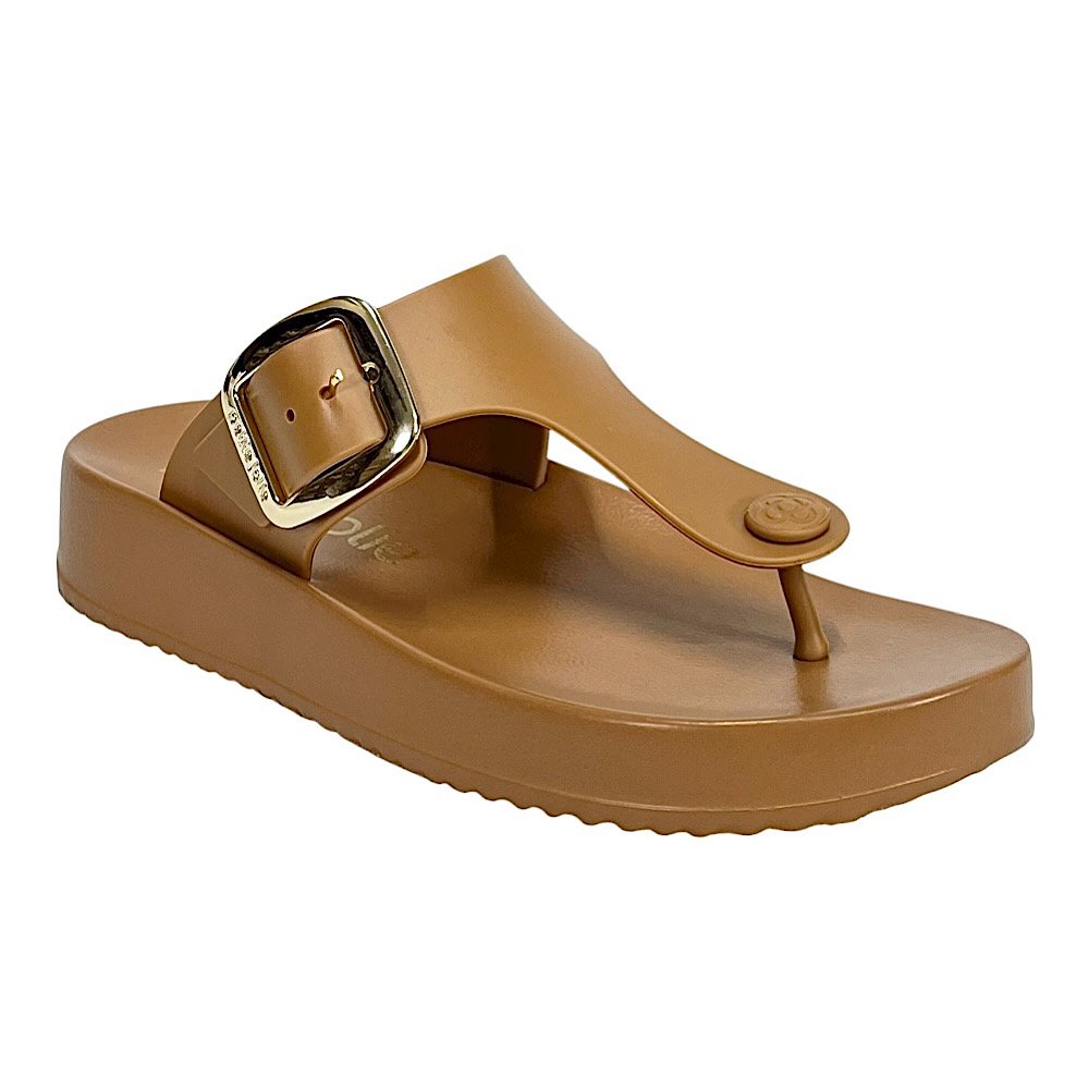 Chinelo Petite Jolie Day PJ7499 Doce de Leite Marrom 2