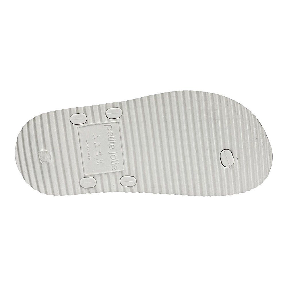 Chinelo Petite Jolie Basic Ultraleve PJ6818 White Branco 5