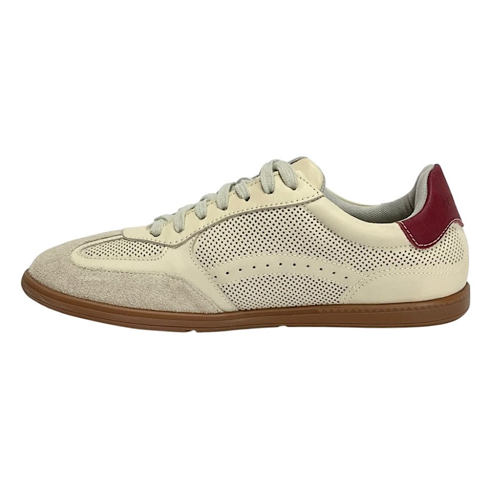 Tênis Democrata Olivia Casual Feminino 657101 Aveia Areia 3