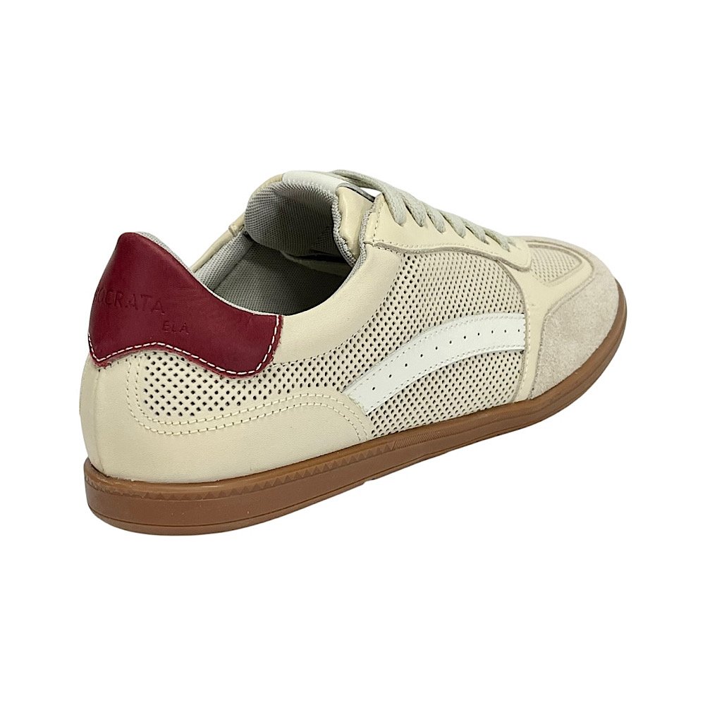 Tênis Democrata Olivia Casual Feminino 657101 Aveia Areia 5