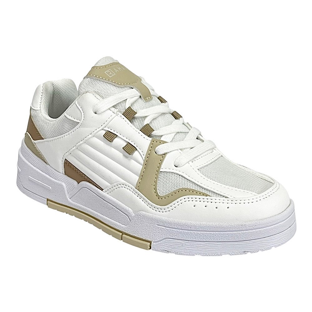Tênis Ramarim Casual Feminino 2589236 Off White/Gelo/Palha Off White 2