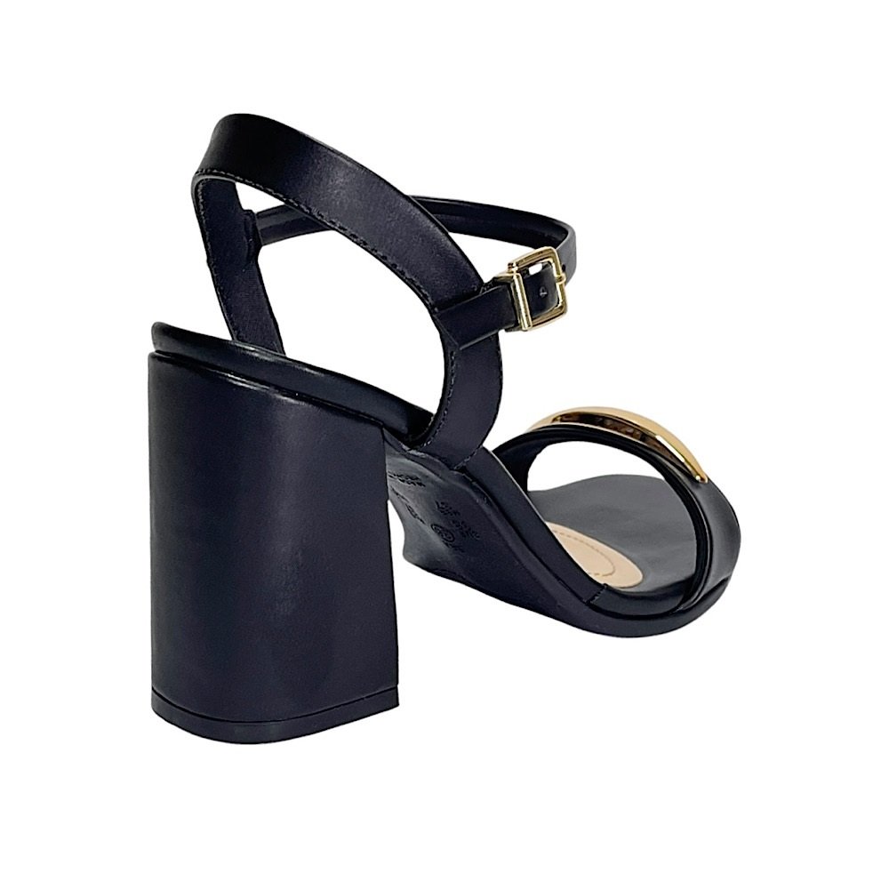 Sandália Ramarim Salto Bloco 2541202 Preto Preto 5