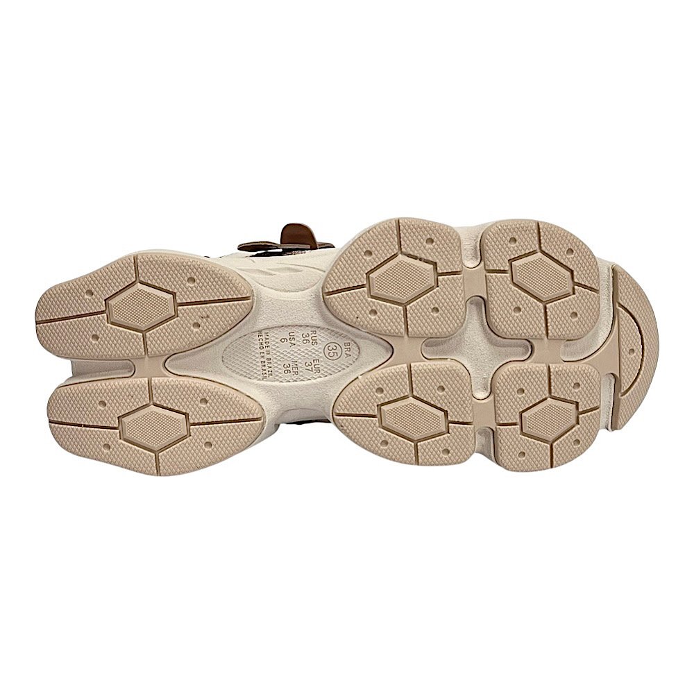 Tênis Ramarim Casual Sneaker 2590203 Creme Bege 6