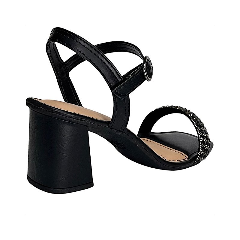 Sandália Dakota Salto Alto Y9764 Preto Preto 5