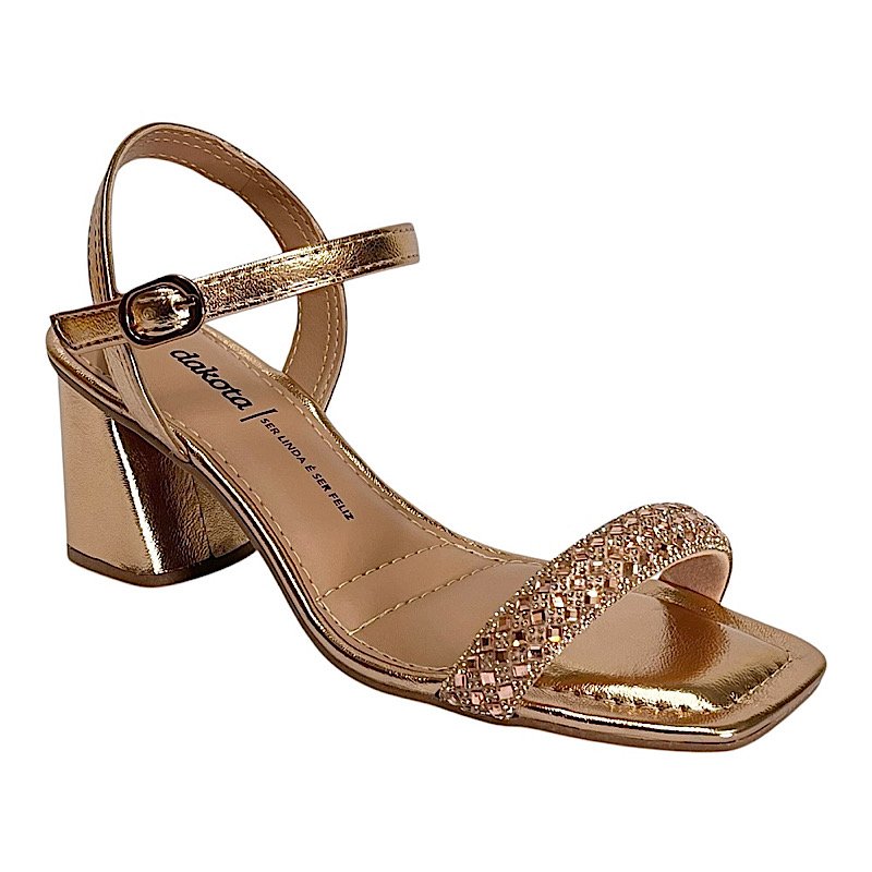 Sandália Dakota Salto Alto Y9764 Rose