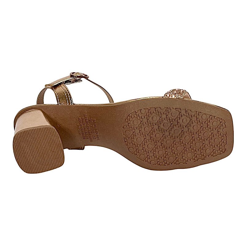 Sandália Dakota Salto Alto Y9764 Rose Rose Gold 6