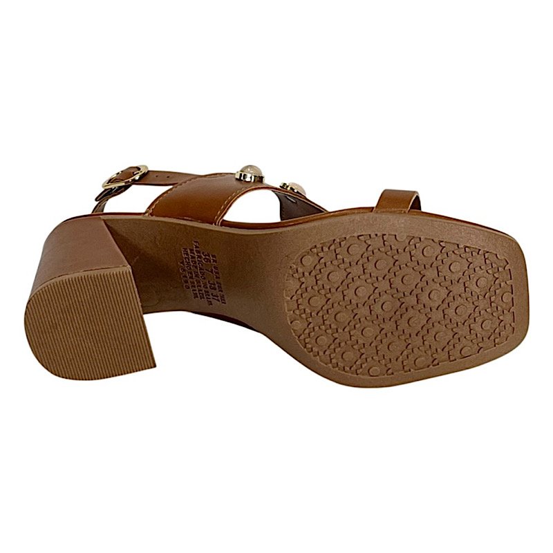 Sandália Dakota Salto Bloco Y9801 Caramelo Marrom 6