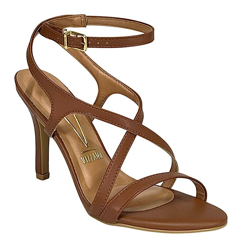 Sandália Vizzano Social Salto Fino 6249.1016 Marrom Mocca
