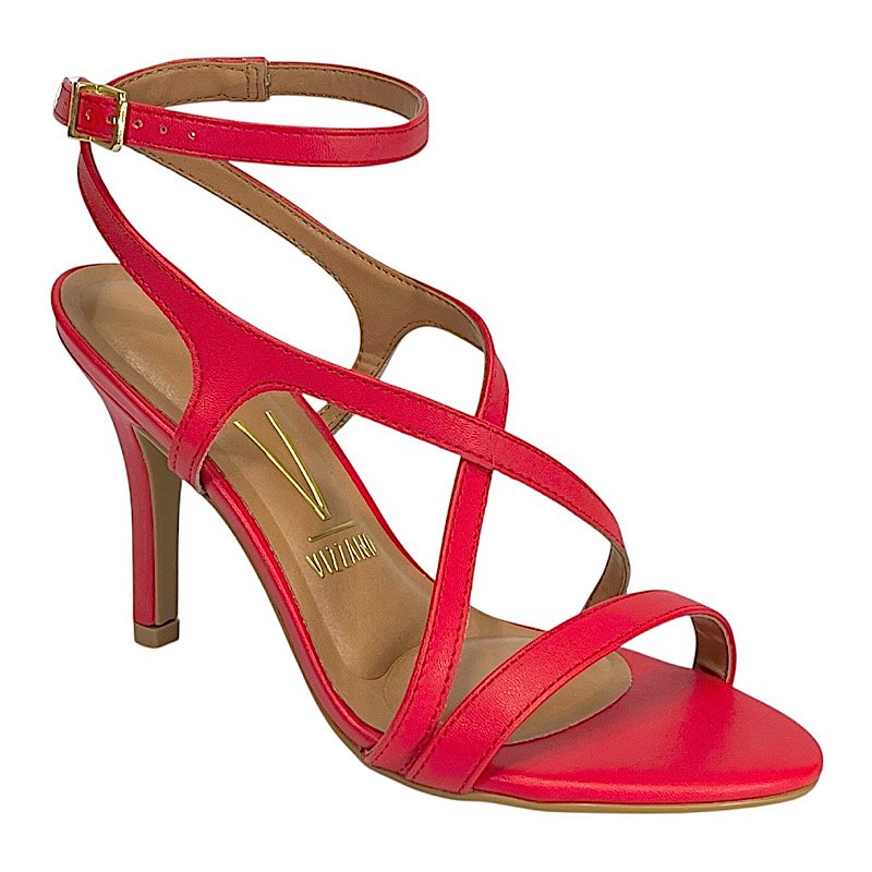 Sandália Vizzano Social Salto Fino 6249.1016 Vermelho