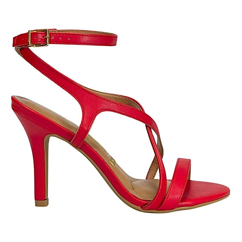 Sandália Vizzano Social Salto Fino 6249.1016 Vermelho Vermelho 2