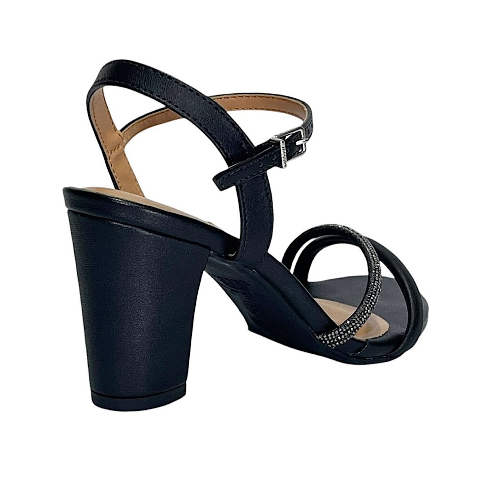 Sandália Vizzano Strass Salto Bloco 6262.1034 Preto Preto 5