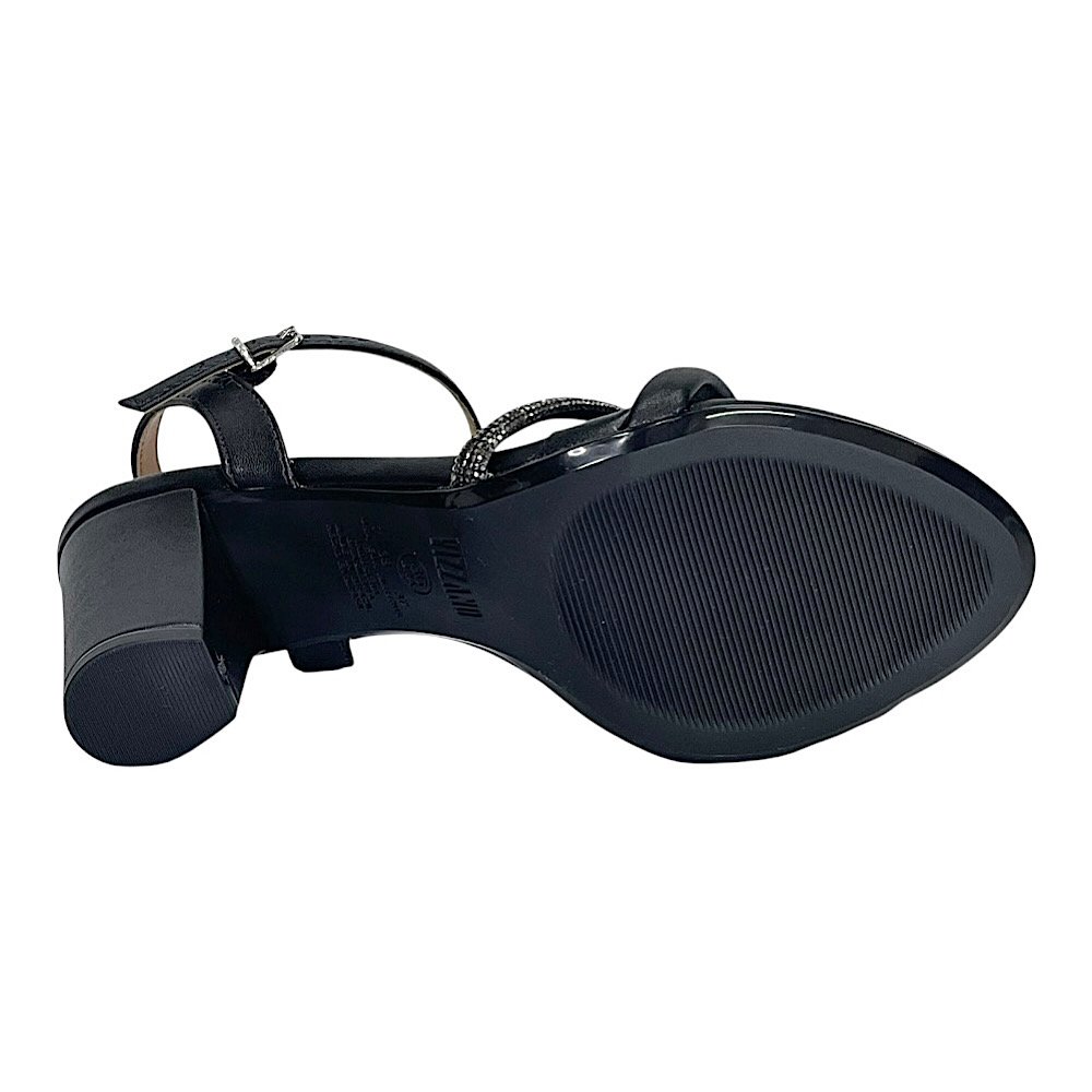 Sandália Vizzano Strass Salto Bloco 6262.1034 Preto Preto 6