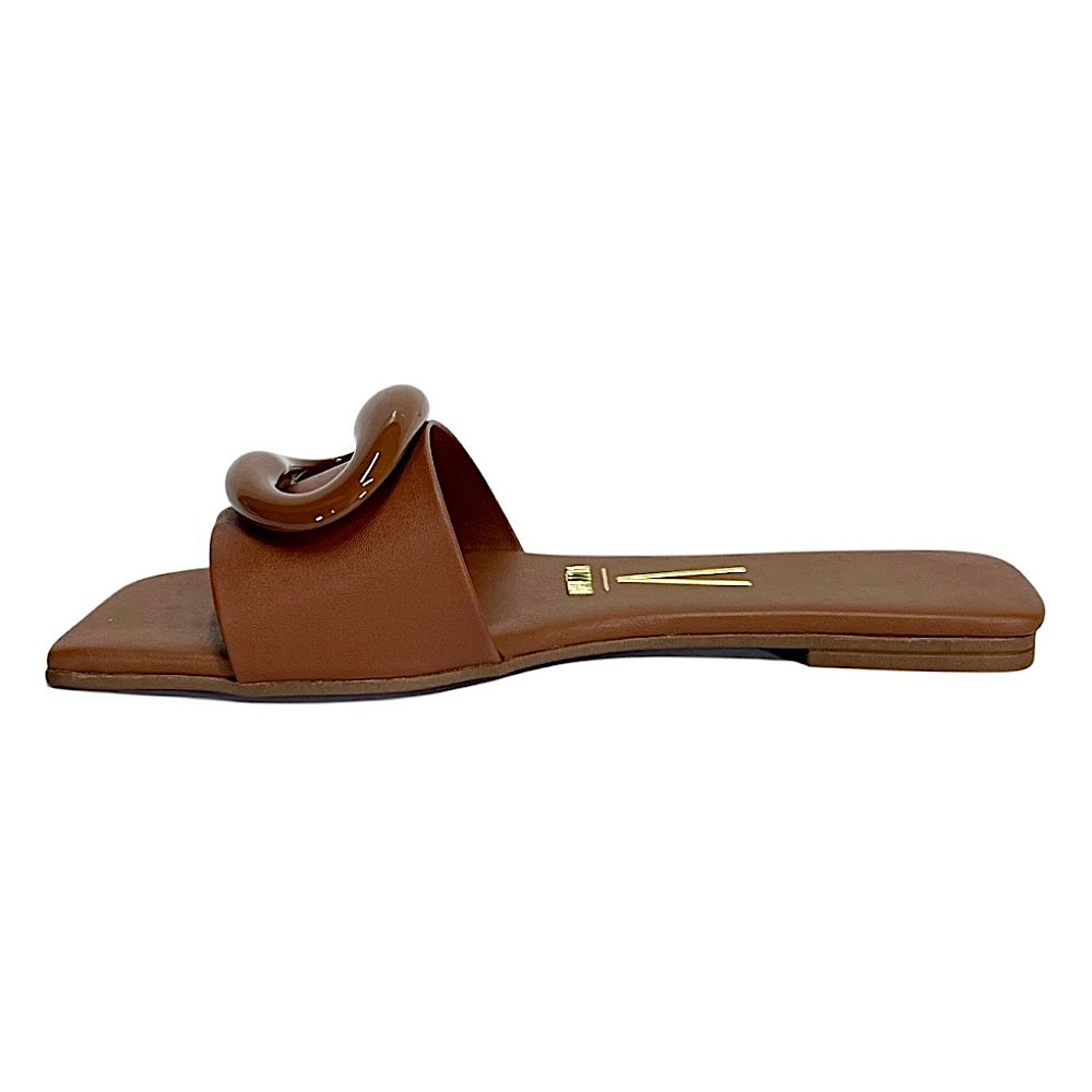 Tamanco Vizzano Flat Slide 6553.101 Marrom Mocca Marrom 3