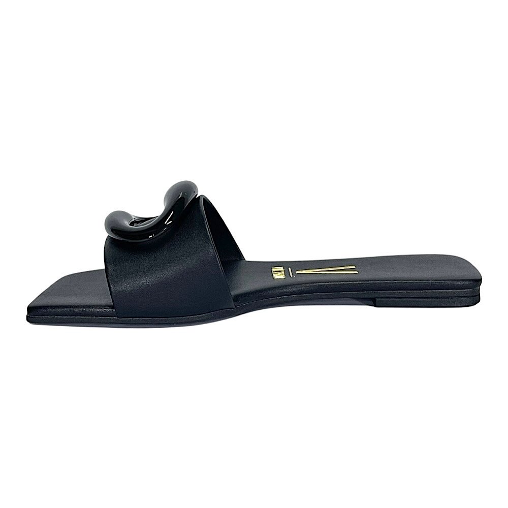 Tamanco Vizzano Flat Slide 6553.101 Preto Preto 3