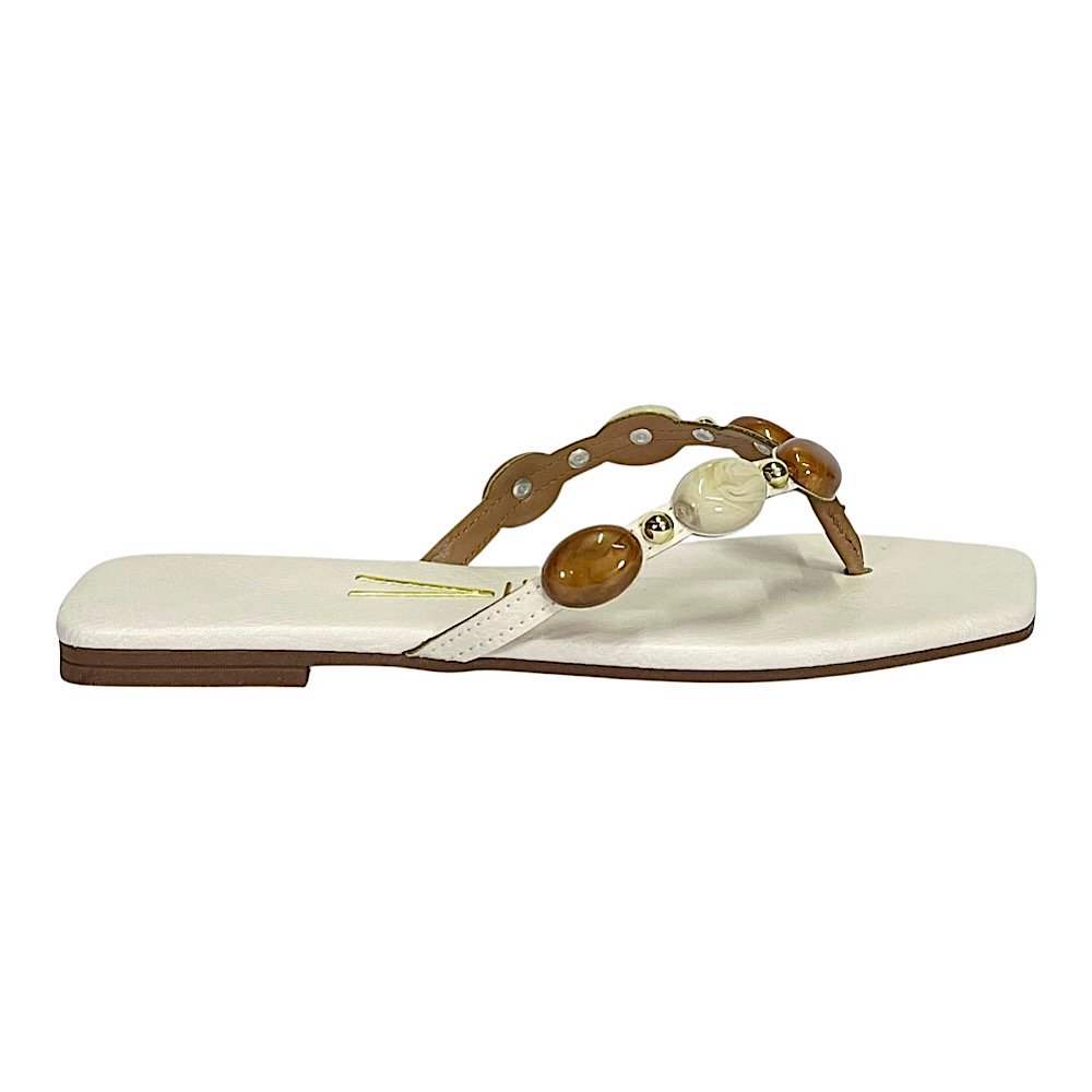Tamanco Vizzano Flat Casual 6553.104 Off White Off White 2