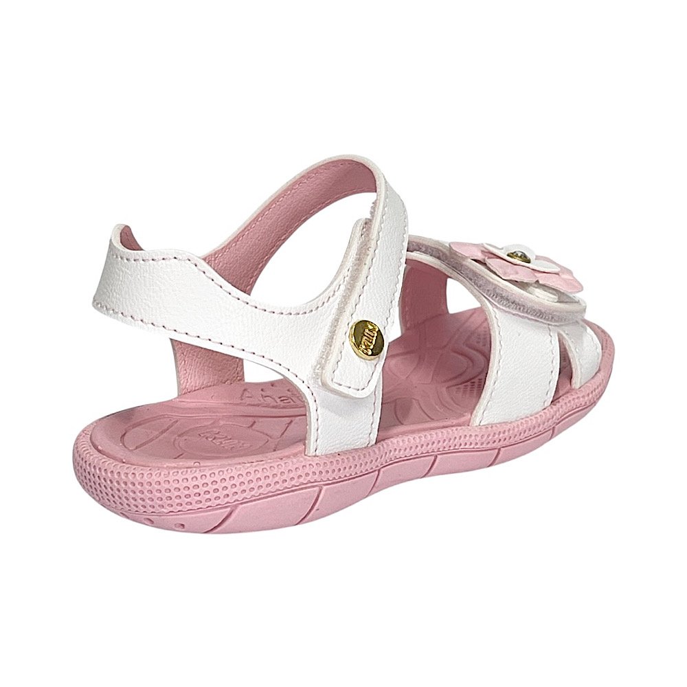Sandália Kin Papete Tic Tac 171259 Branco/Rosa Branco/Rosa 5