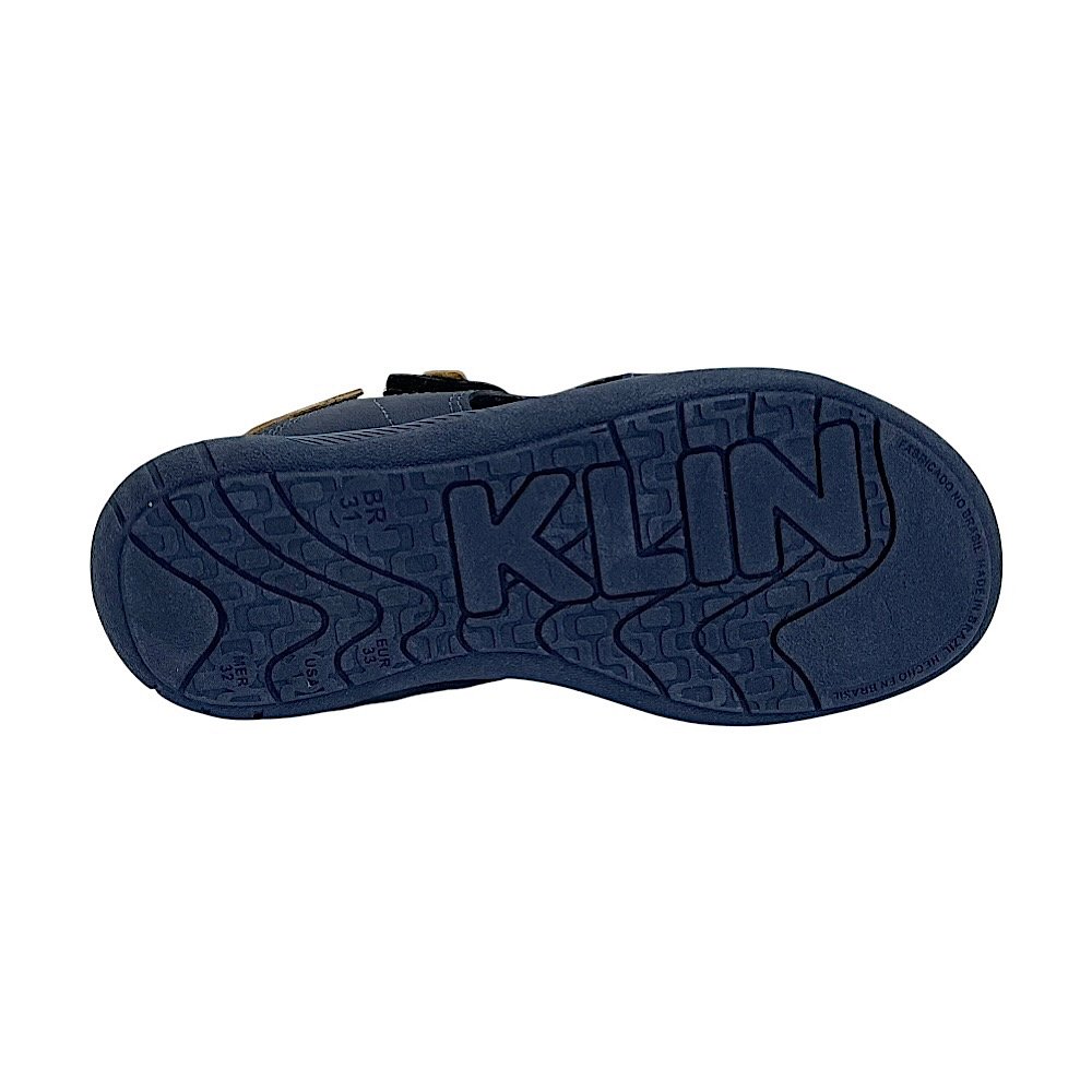 Sandália Klin Papete Urban 129176 Marinho/Caramelo Azul Marinho 6