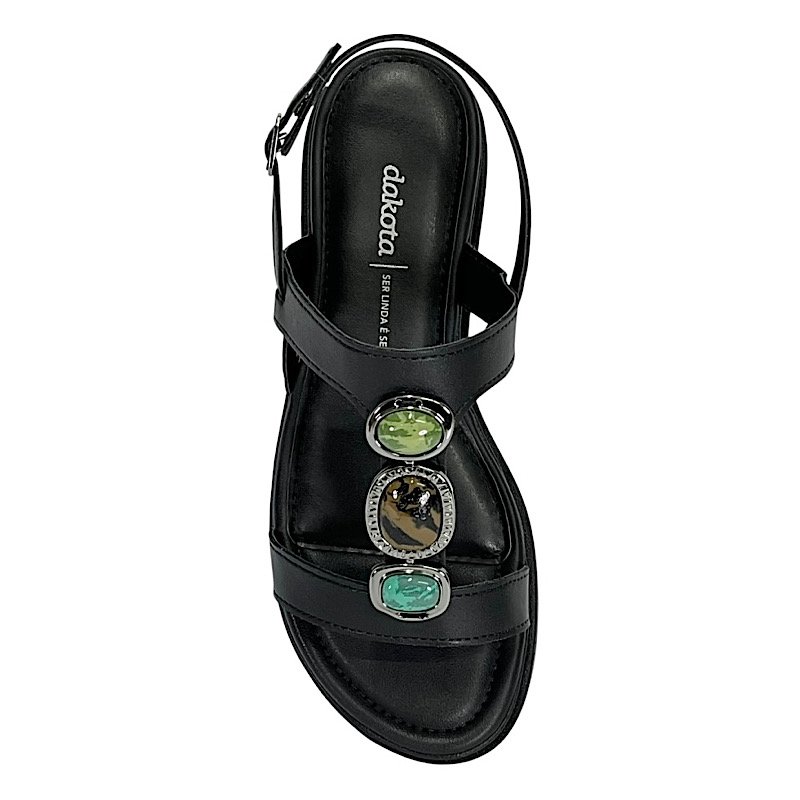 Sandália Dakota Flatform Y9281 Preto Preto 4