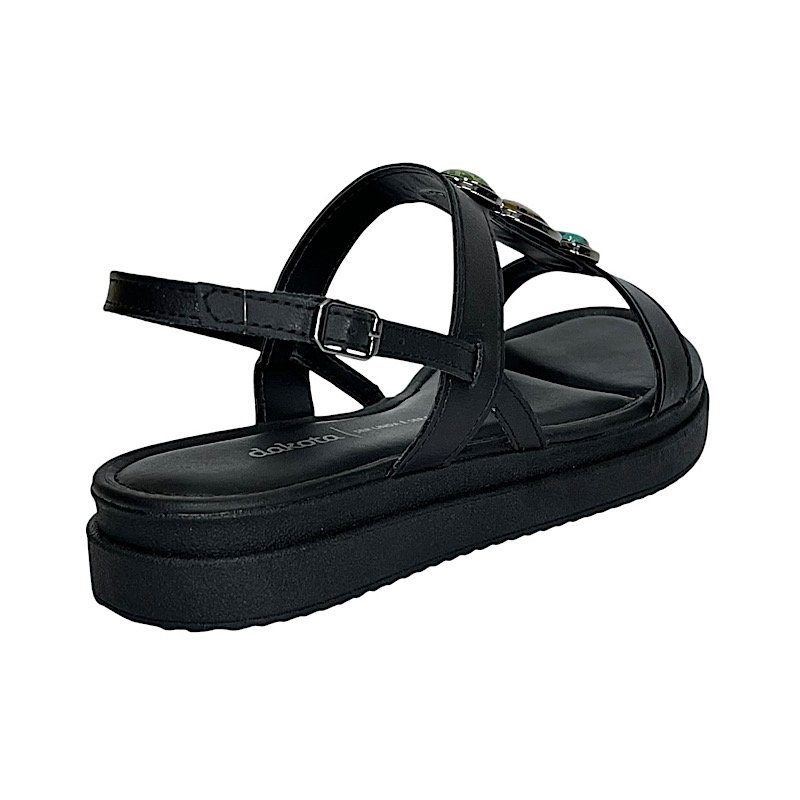 Sandália Dakota Flatform Y9281 Preto Preto 5