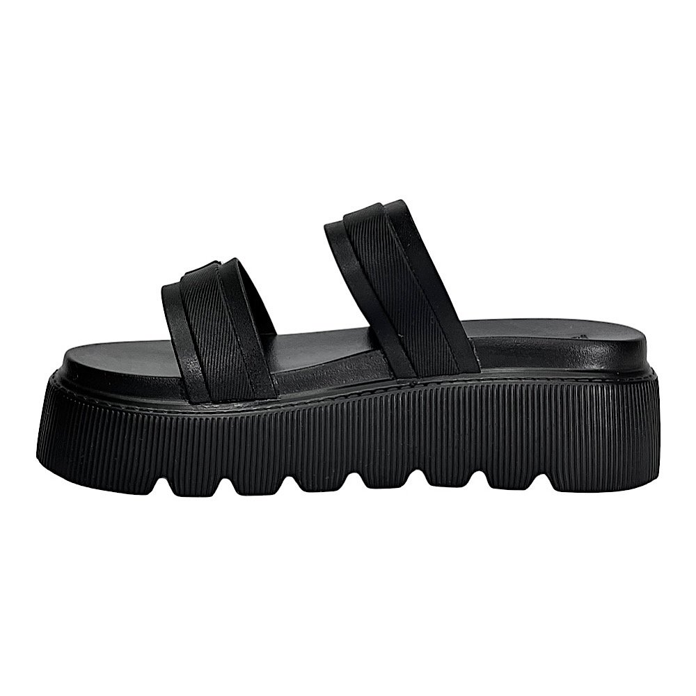 Tamanco Petite Jolie Pulse Flatform PJ7491 Preto Preto 3