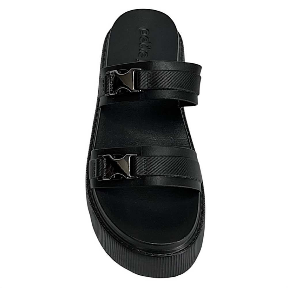Tamanco Petite Jolie Pulse Flatform PJ7491 Preto Preto 4