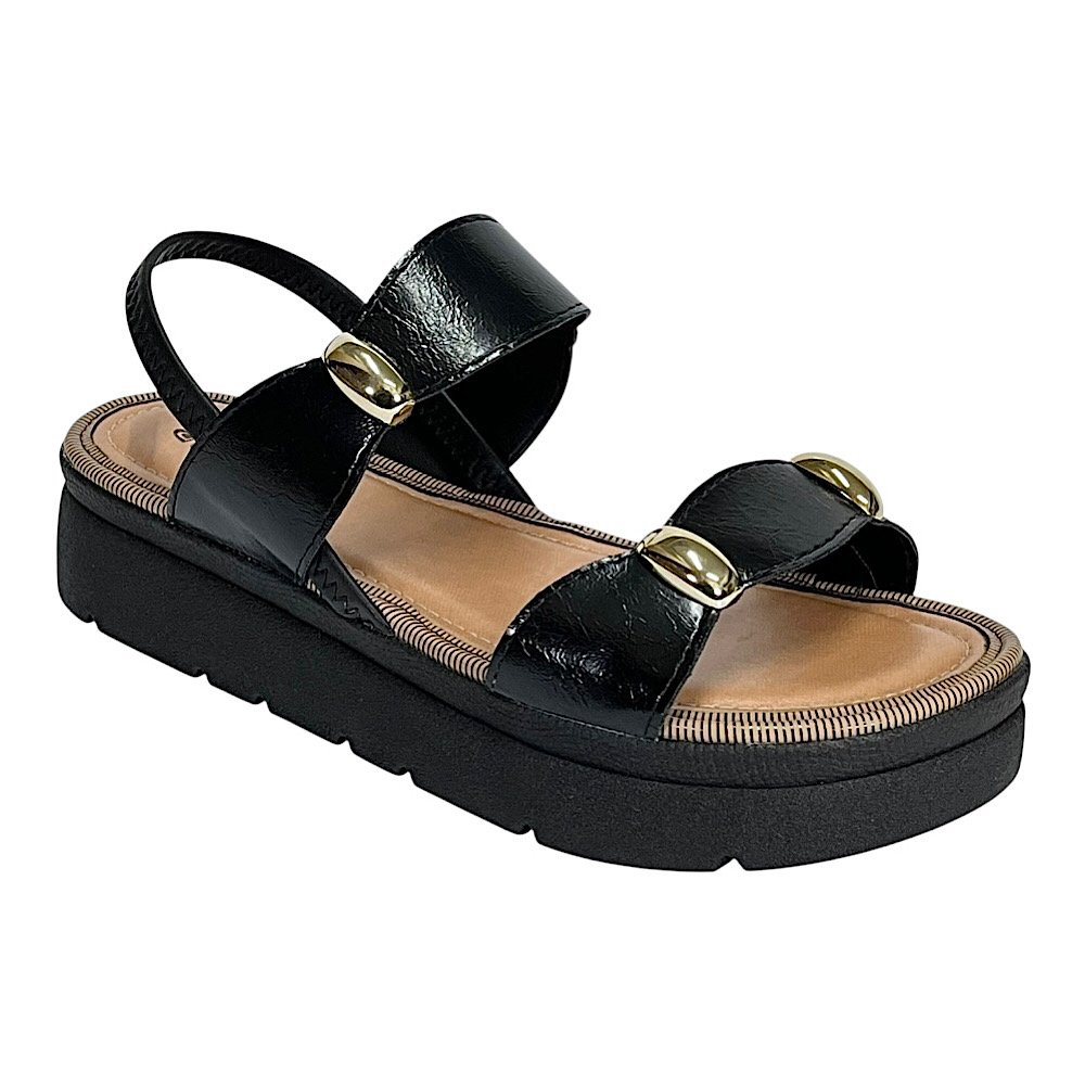 Sandália Mississipi Flatform MF992 Preto