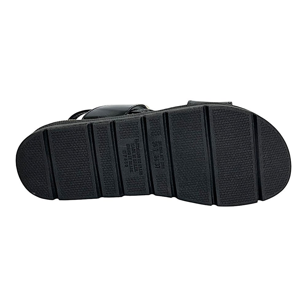 Sandália Mississipi Flatform MF992 Preto Preto 6
