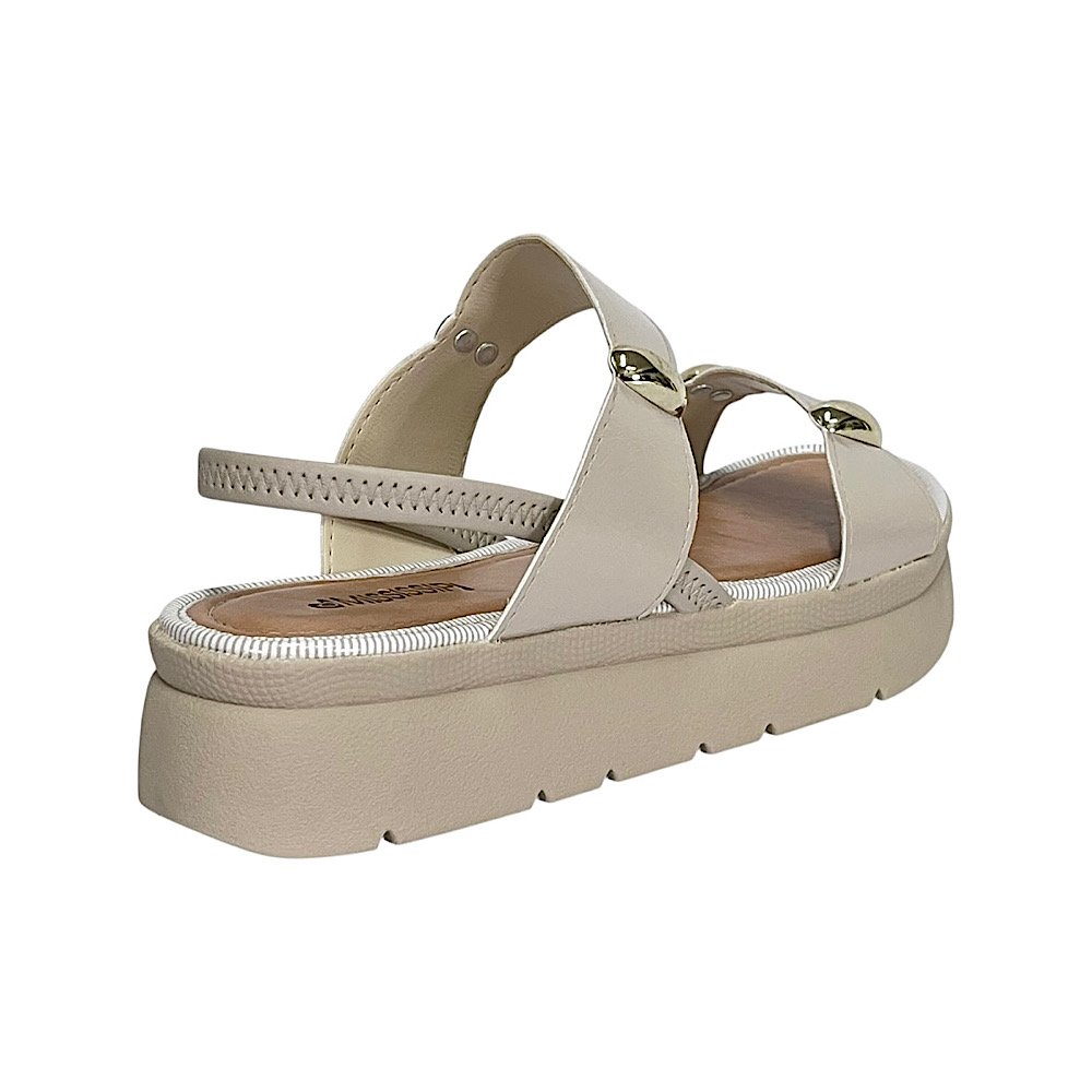 Sandália Mississipi Flatform MF992 Marfim Marfim 5