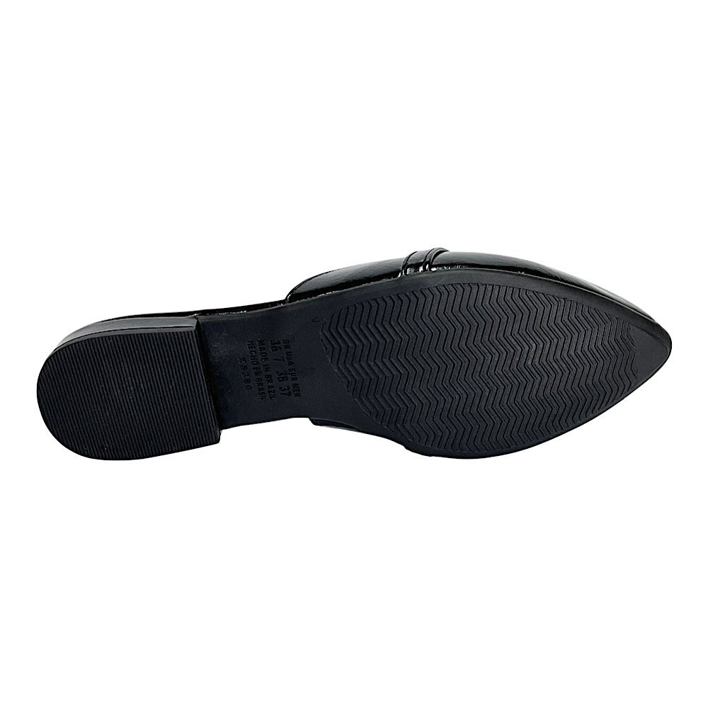 Mule Mississipi Casual Bico Fino MF553 Preto Preto 5