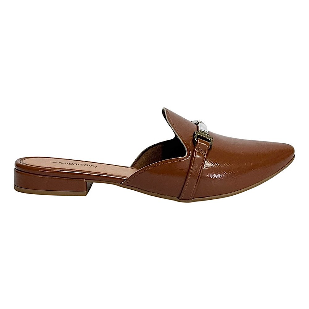 Mule Mississipi Casual Bico Fino MF553 Marrom Marrom 2