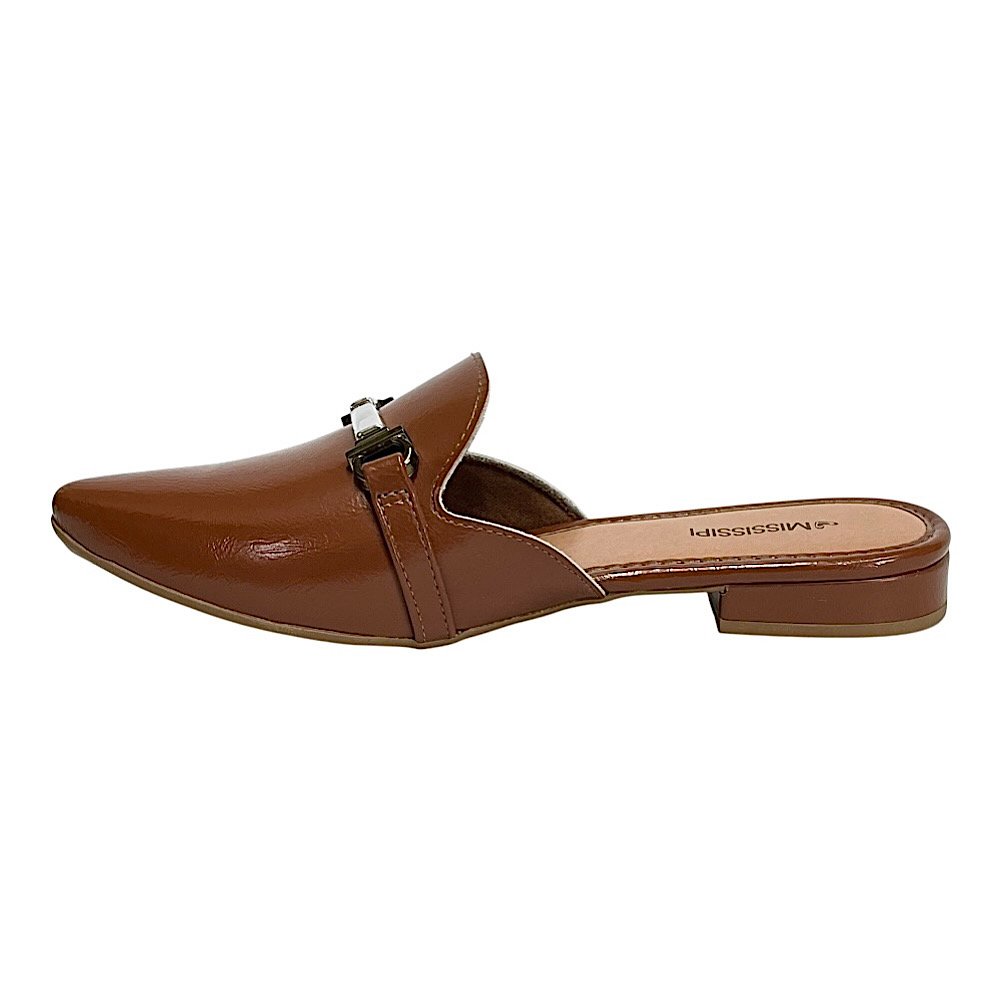 Mule Mississipi Casual Bico Fino MF553 Marrom Marrom 3