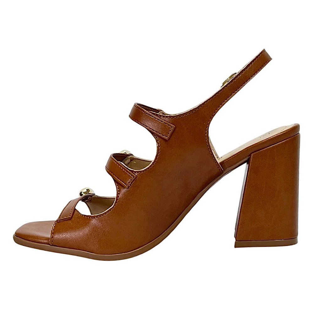 Sandália Ramarim Salto Bloco 2541205 Marrom Toffe Marrom 3