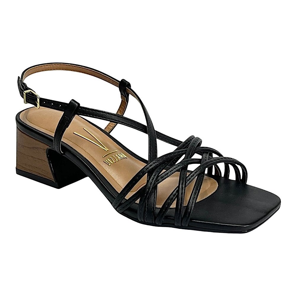 Sandália Vizzano Casual Salto Bloco 6558.104 Preto
