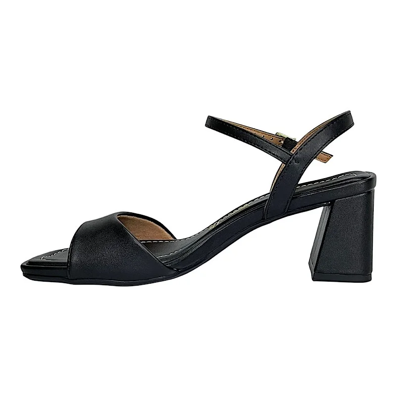 Sandália Vizzano Feminina Salto Bloco 6530.101 Preto Preto 3