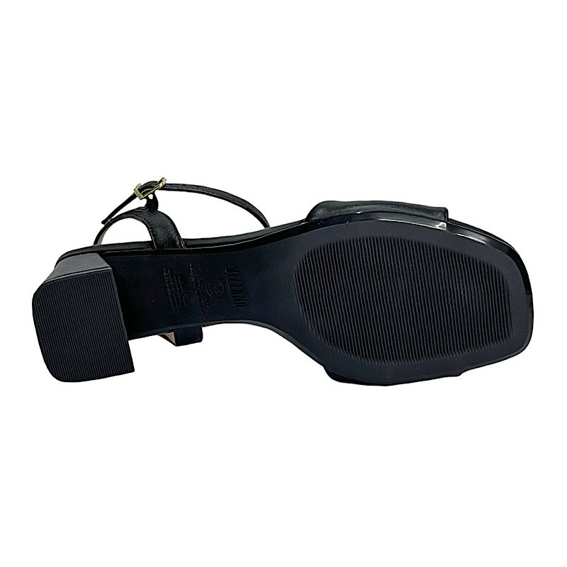 Sandália Vizzano Feminina Salto Bloco 6530.101 Preto Preto 6