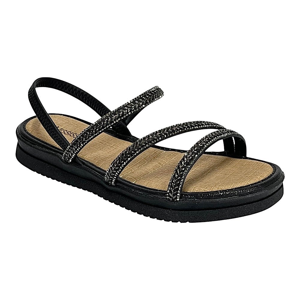 Sandália Mississipi Flatform ME353 Preto