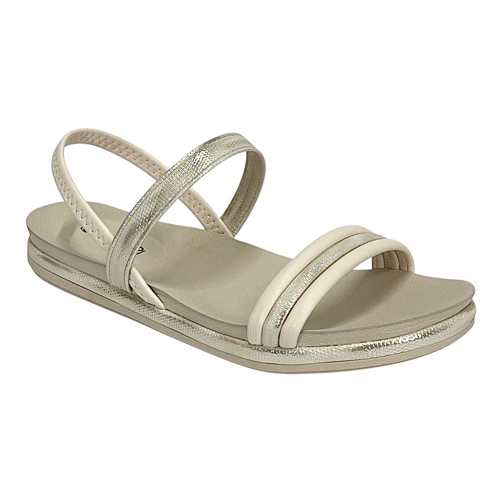 Sandália Mississipi Flatform MF454 Latte