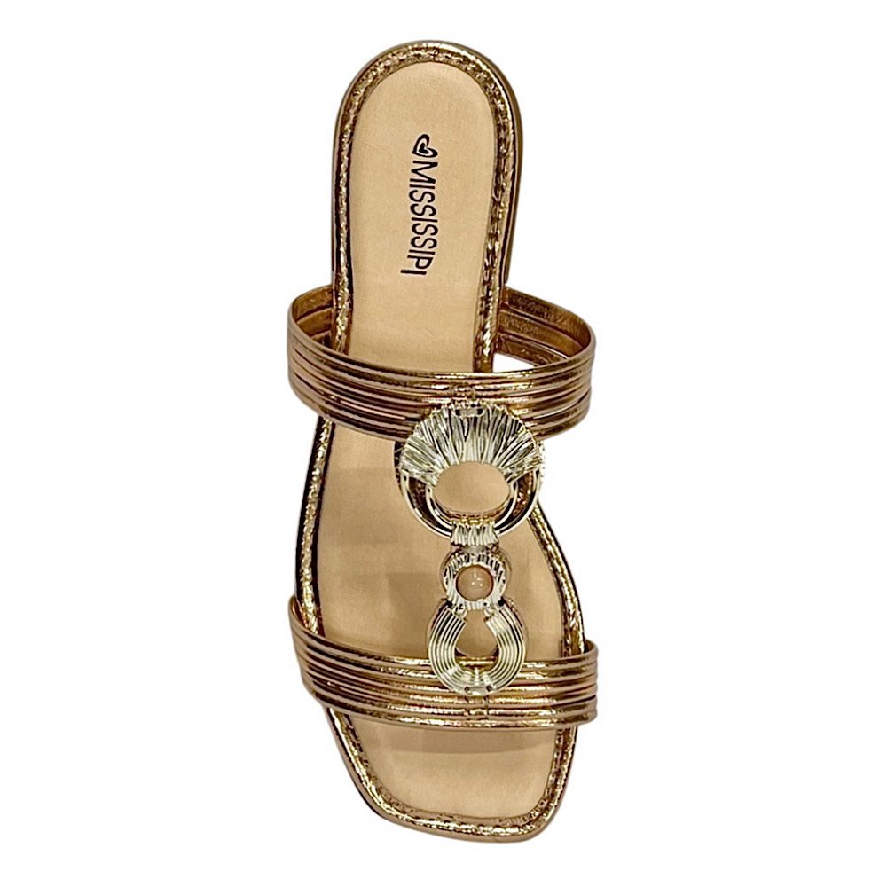 Tamanco Mississipi Flat MF011 Rose Bronze 4