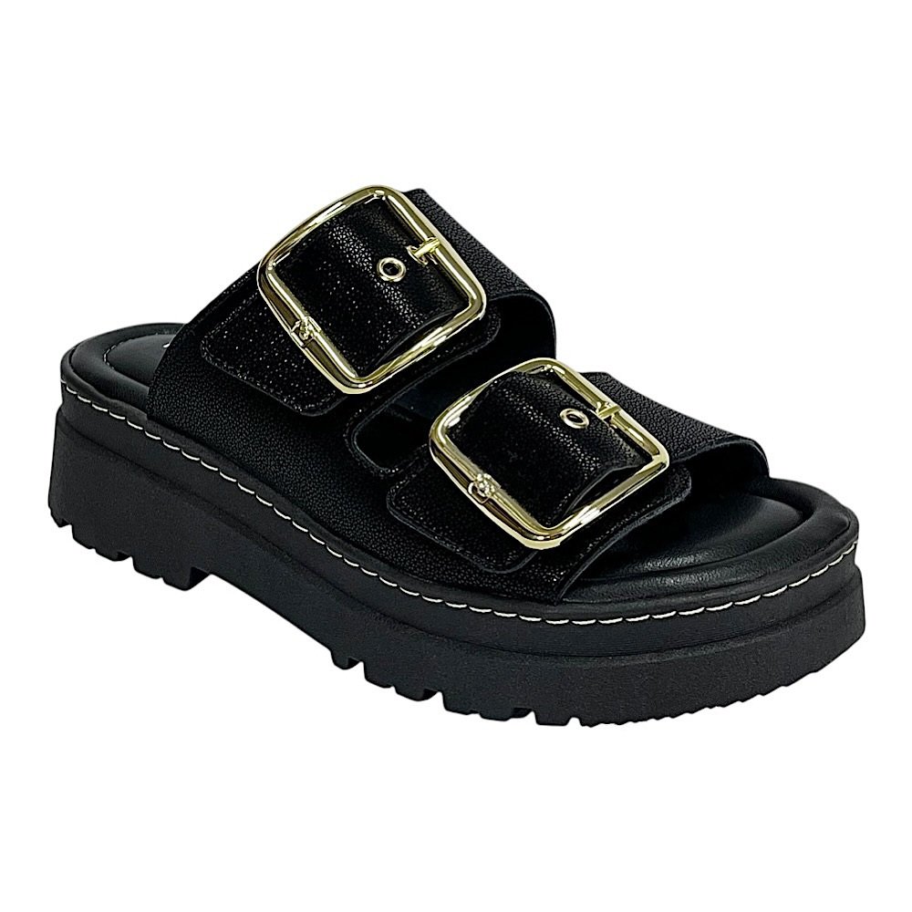 Tamanco Piccadilly Maxi Wide Fit 249001 Preto