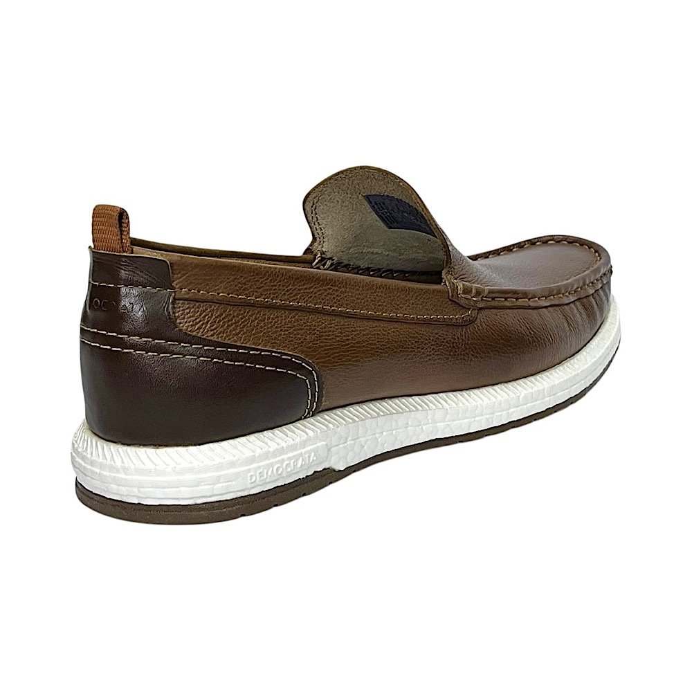 Sapato Democrata Mocassim Easy Flop Pulse 610101 Marrom Marrom 5