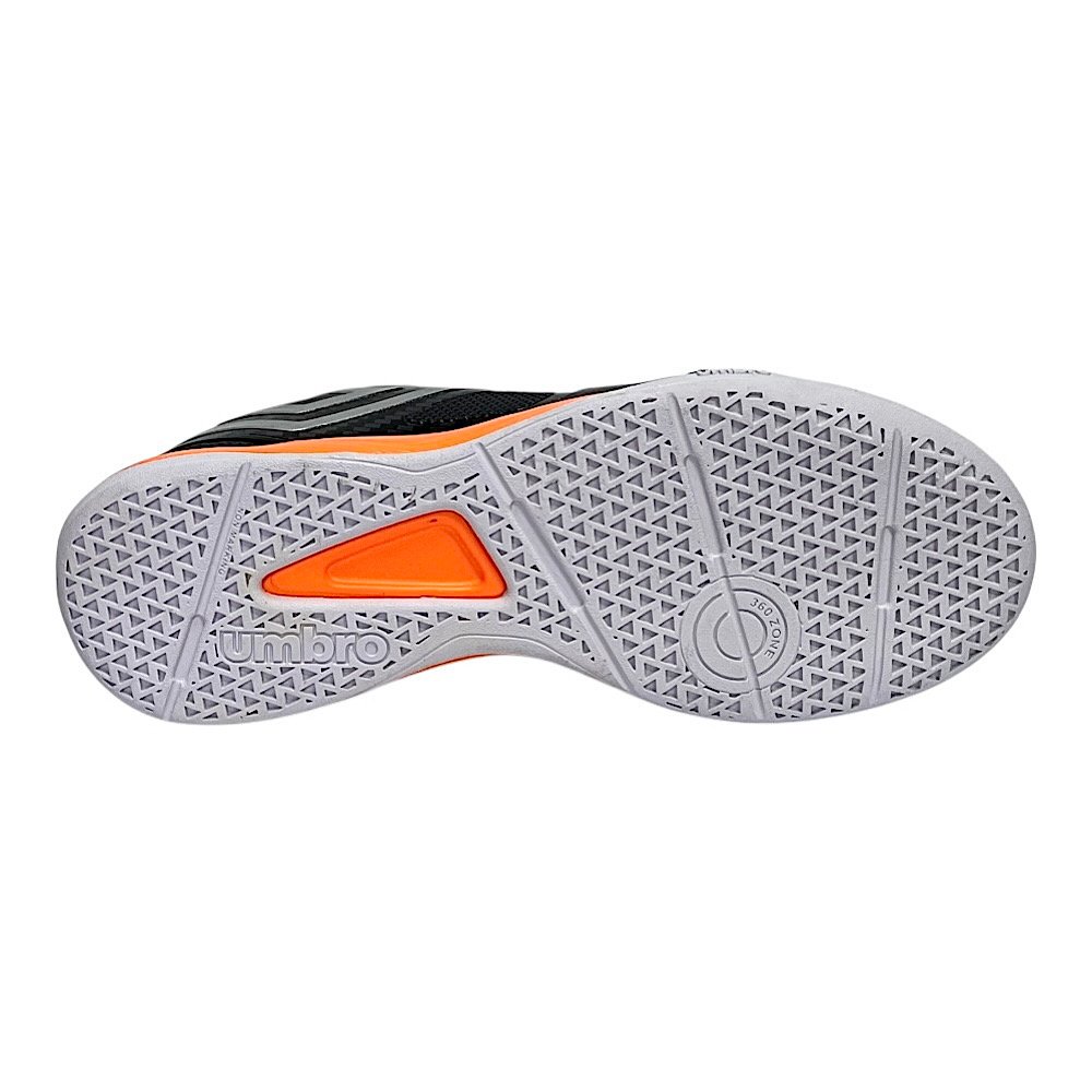 Chuteira Umbro Futsal Pro 5 Bump Club U01FB042 Preto/Laranja Preto/Laranja 6