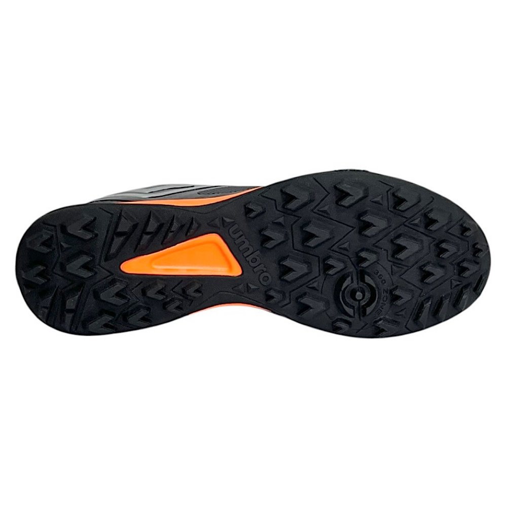 Chuteira Umbro Society Pro 5 Bump Club Preto/Laranja Preto/Laranja 6