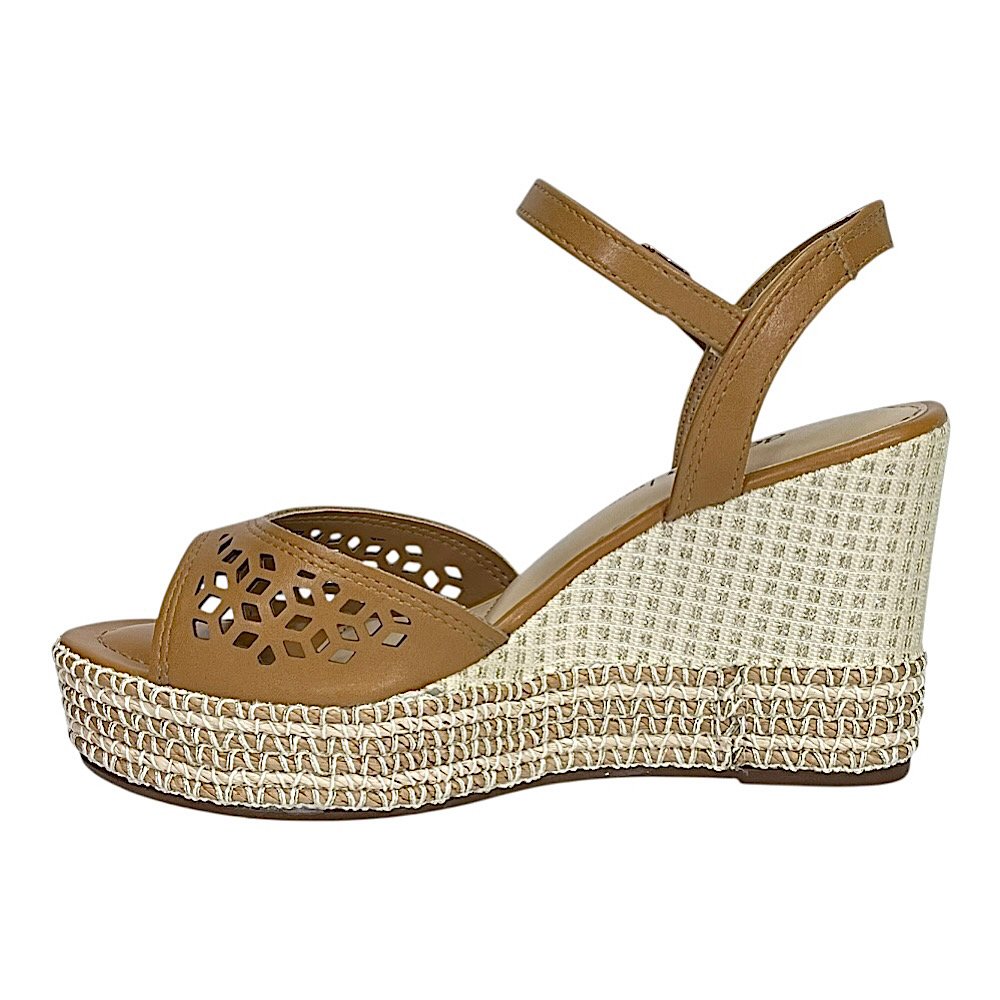 Sandália Dakota Anabela Tramada Y9872 Caramelo Caramelo 3