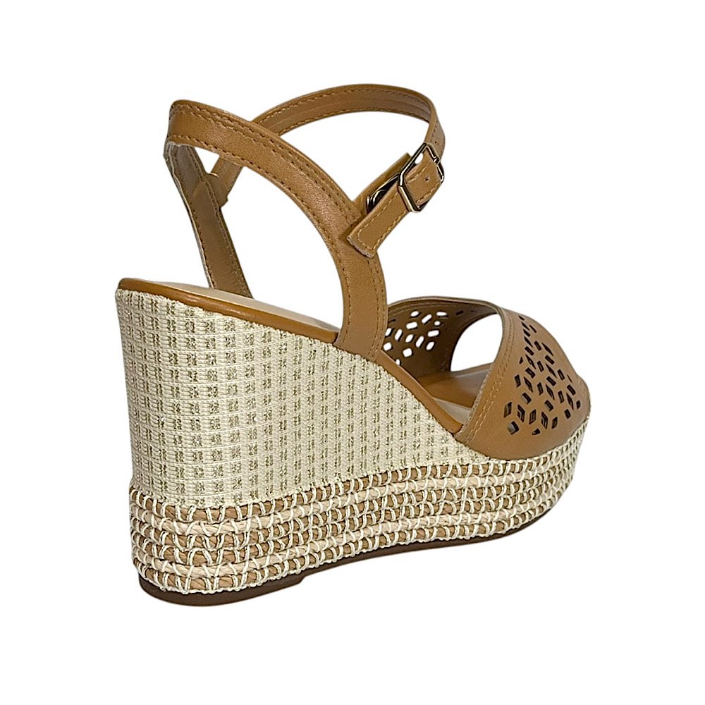 Sandália Dakota Anabela Tramada Y9872 Caramelo Caramelo 5