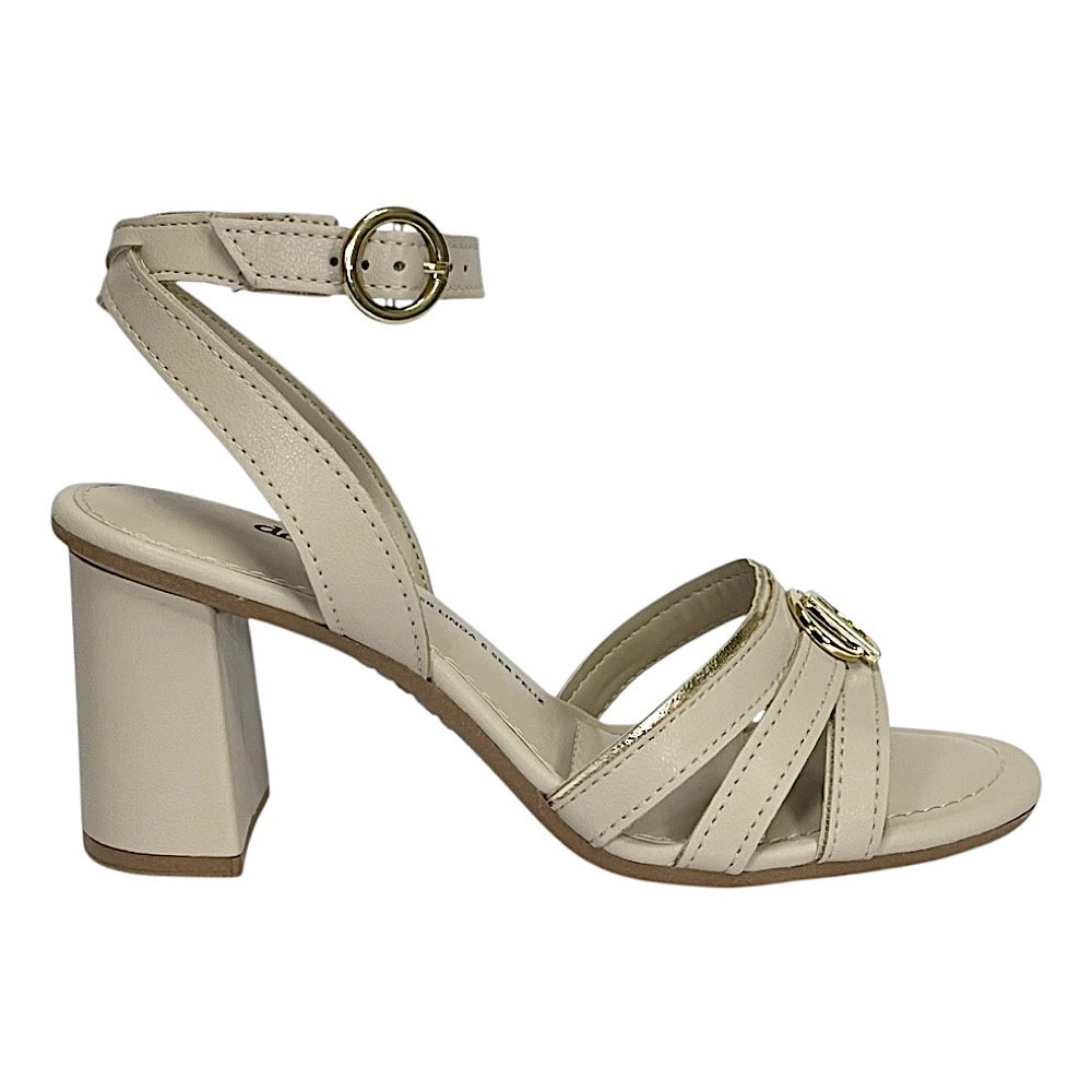 Sandália Dakota Salto Bloco Y9781 Machiato Bege 2