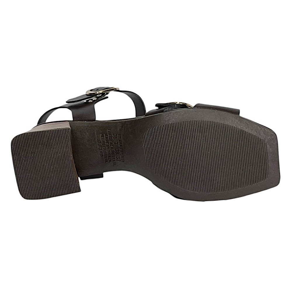 Sandália Dakota Salto Bloco Y9751 Ristretto Marrom Café 6